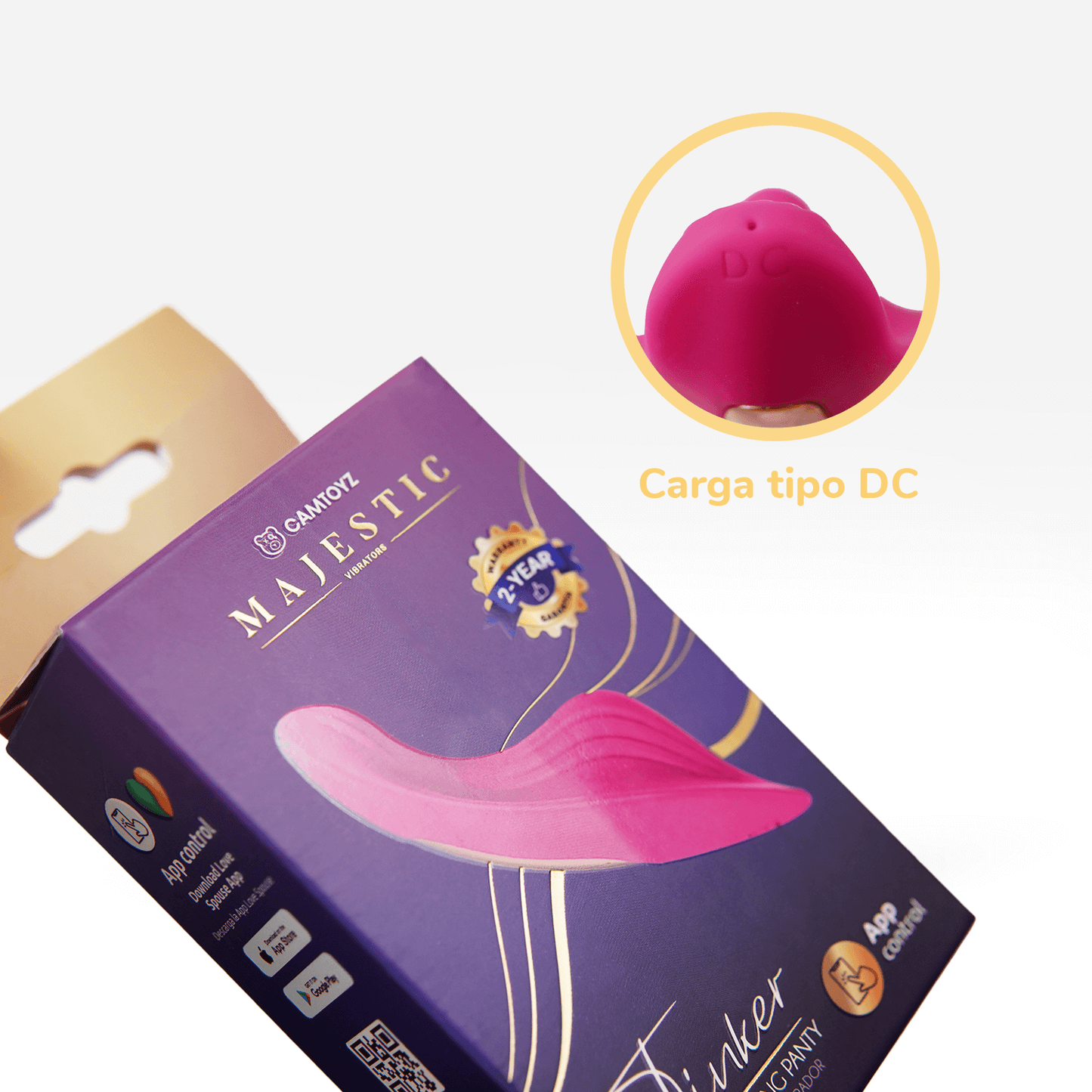 Vibrador Para Panty Con App Tinker Majestic