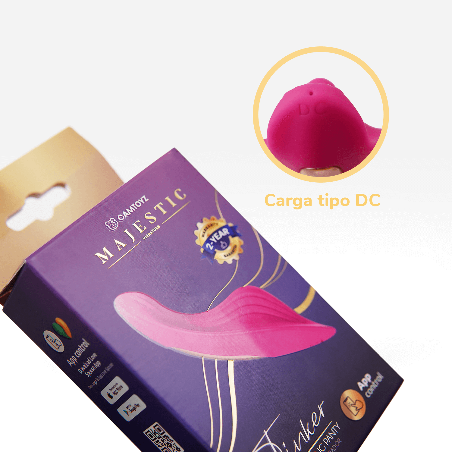 Vibrador Para Panty Con App Tinker Majestic