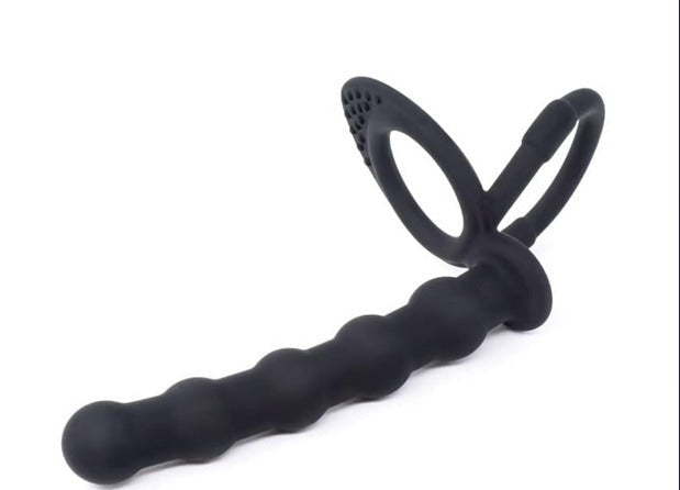 Anillo Doble con Dildo Velvet Bunny