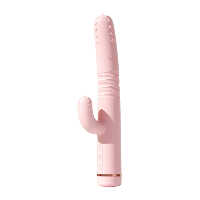 Cactus Vibrador Doble Estimulación con Empuje