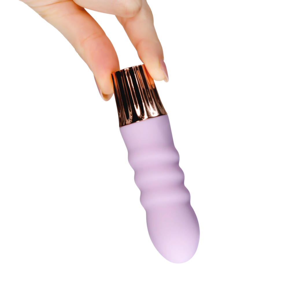Vibrador Lilo Pequeño con Estrias Estimulantes
