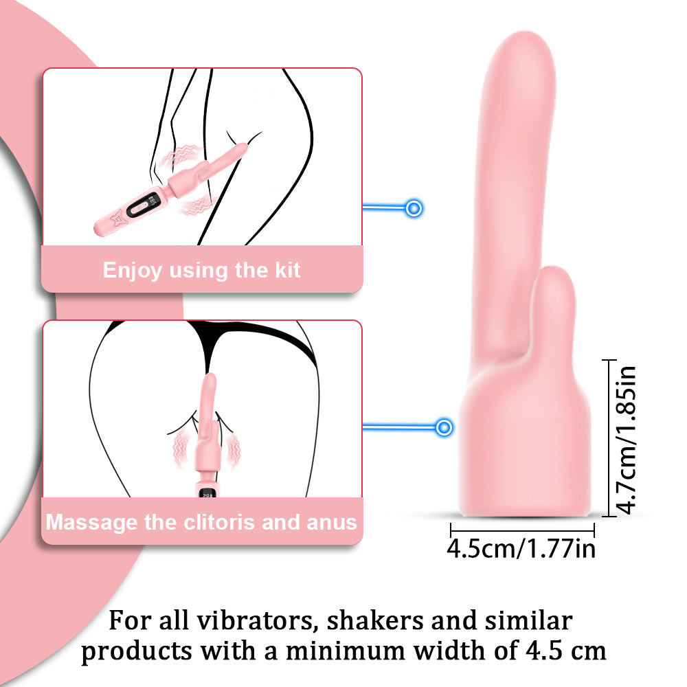 Vibrador Hitachi Monarca con 2 cabezas intercambiables