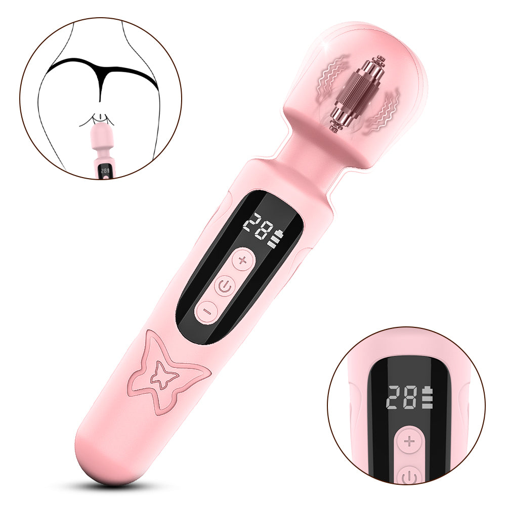 Vibrador Hitachi Monarca con 2 cabezas intercambiables