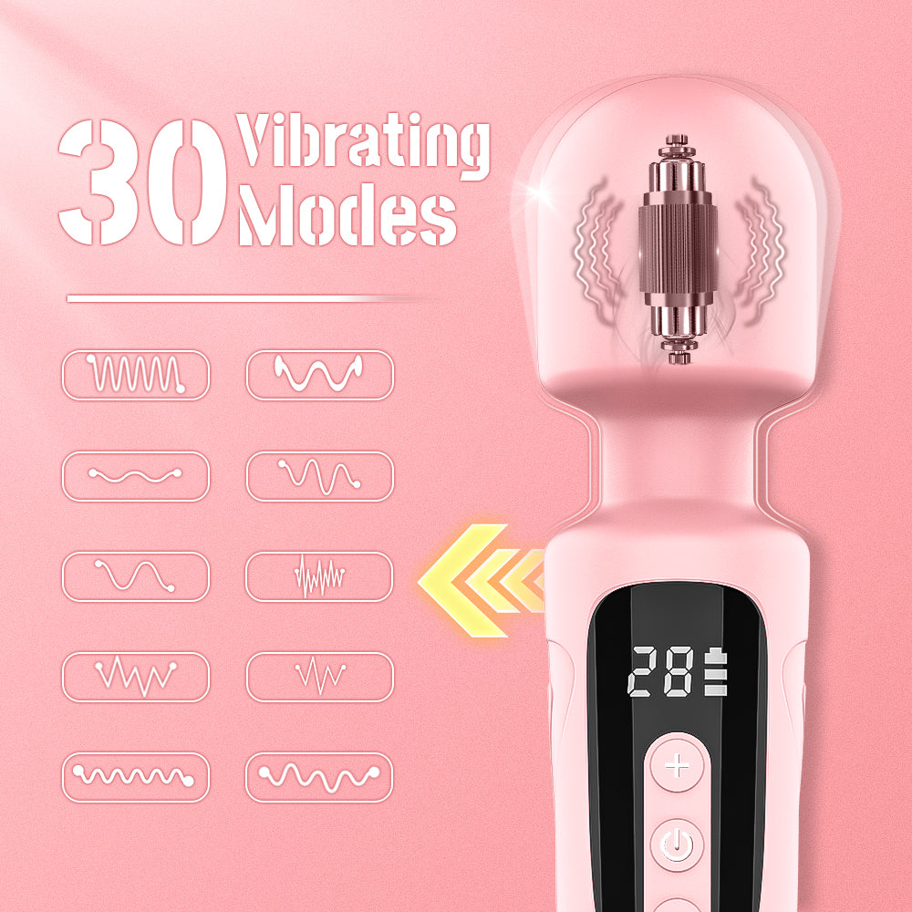 Vibrador Hitachi Monarca con 2 cabezas intercambiables