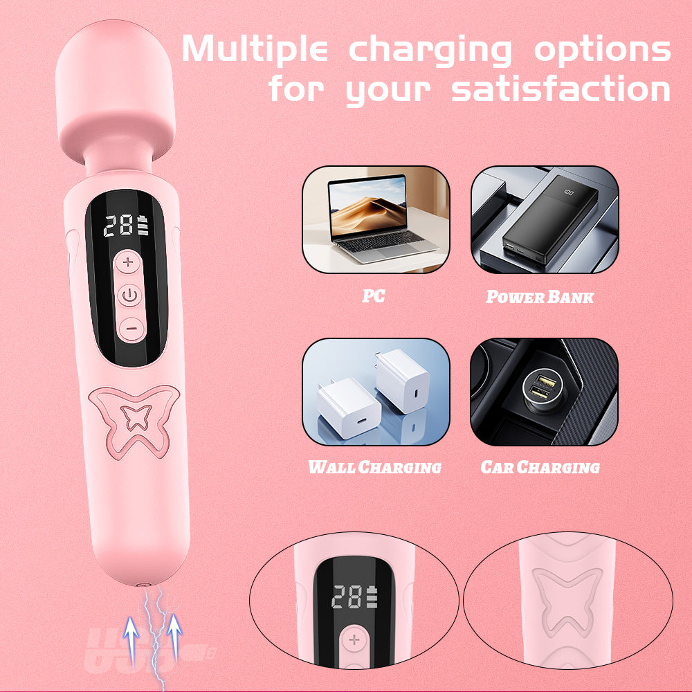 Vibrador Hitachi Monarca con 2 cabezas intercambiables