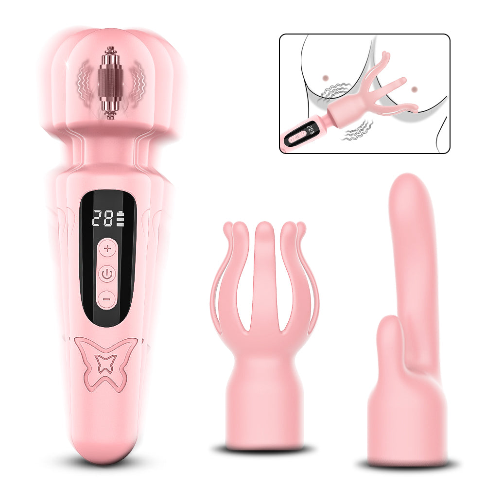 Vibrador Hitachi Monarca con 2 cabezas intercambiables