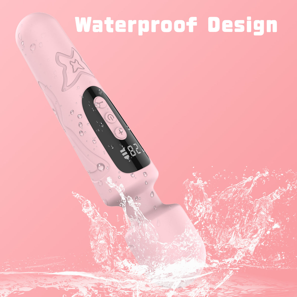 Vibrador Hitachi Monarca con 2 cabezas intercambiables