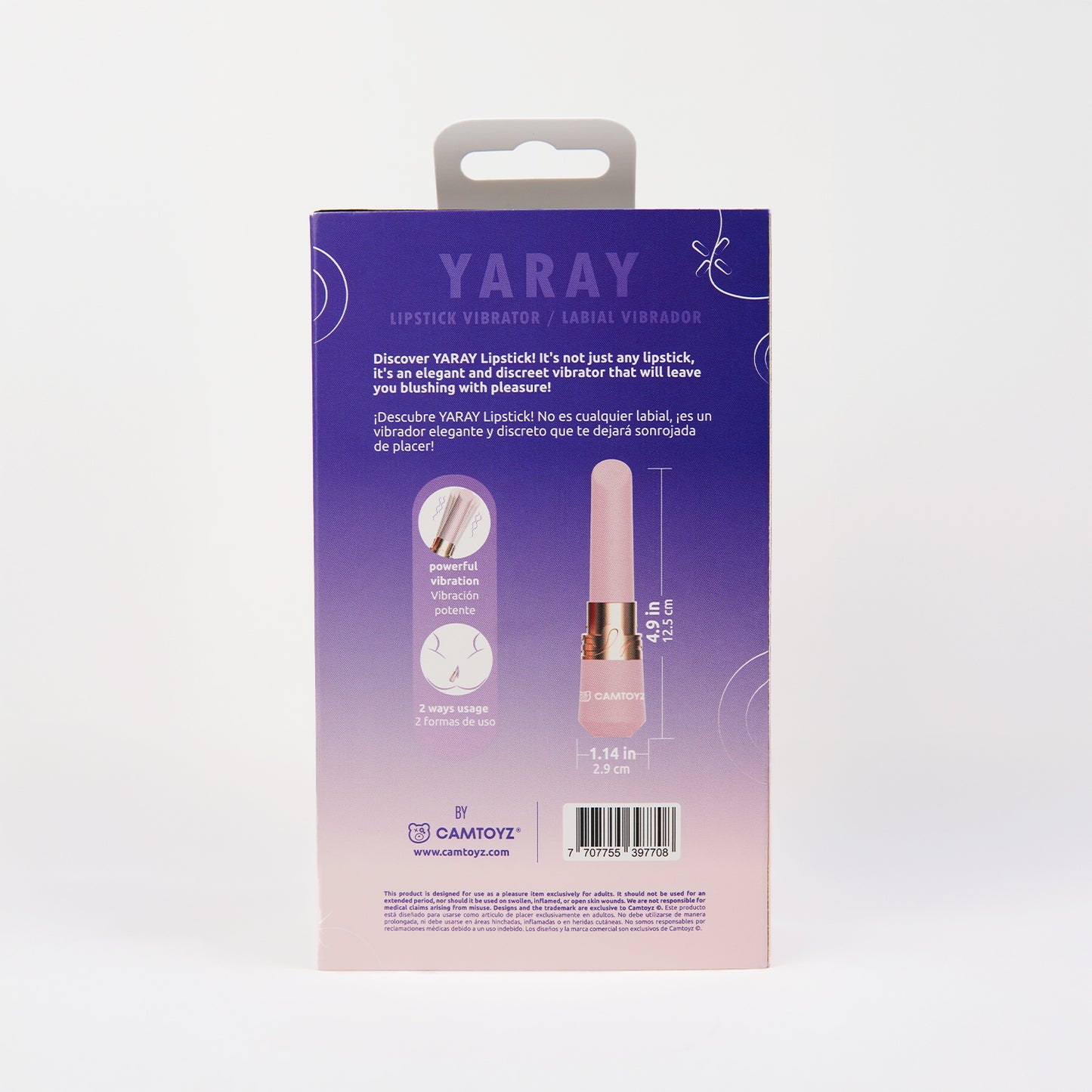 Labial Vibrador Yaray Lolly
