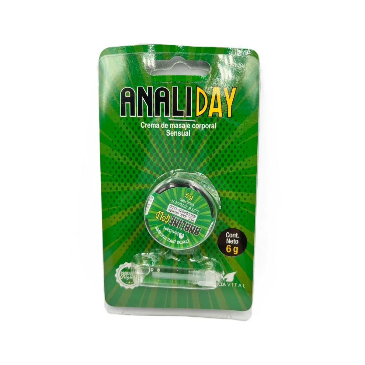 Lubricante Dilatador Anal AnaliDay 5 Gr + Feromonas