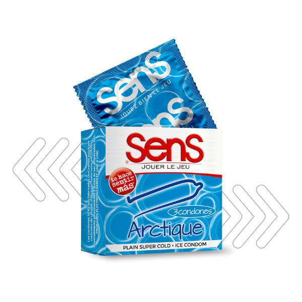Condones Sens Arctique x3 Sensación Fría