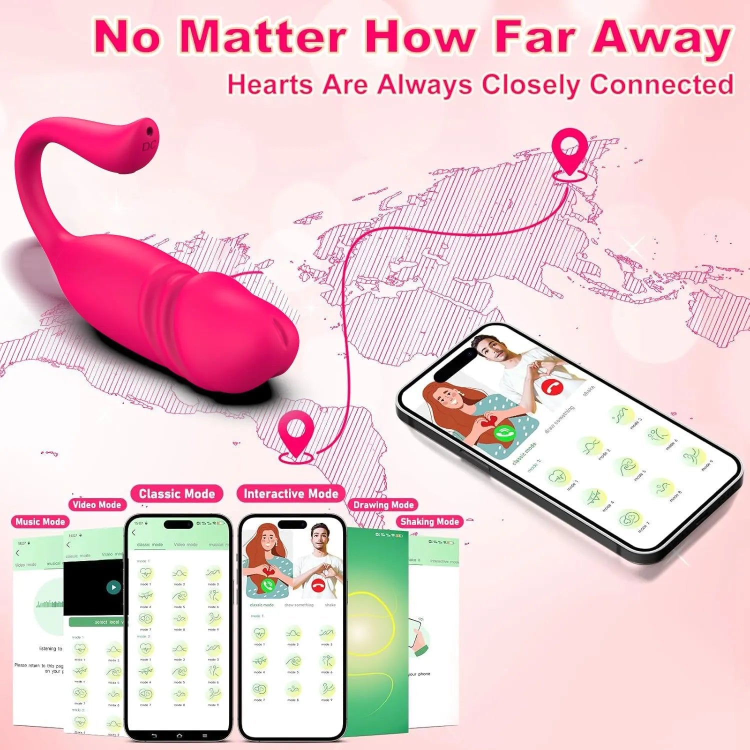 Huevo Vibrador con App y Movimiento Elias