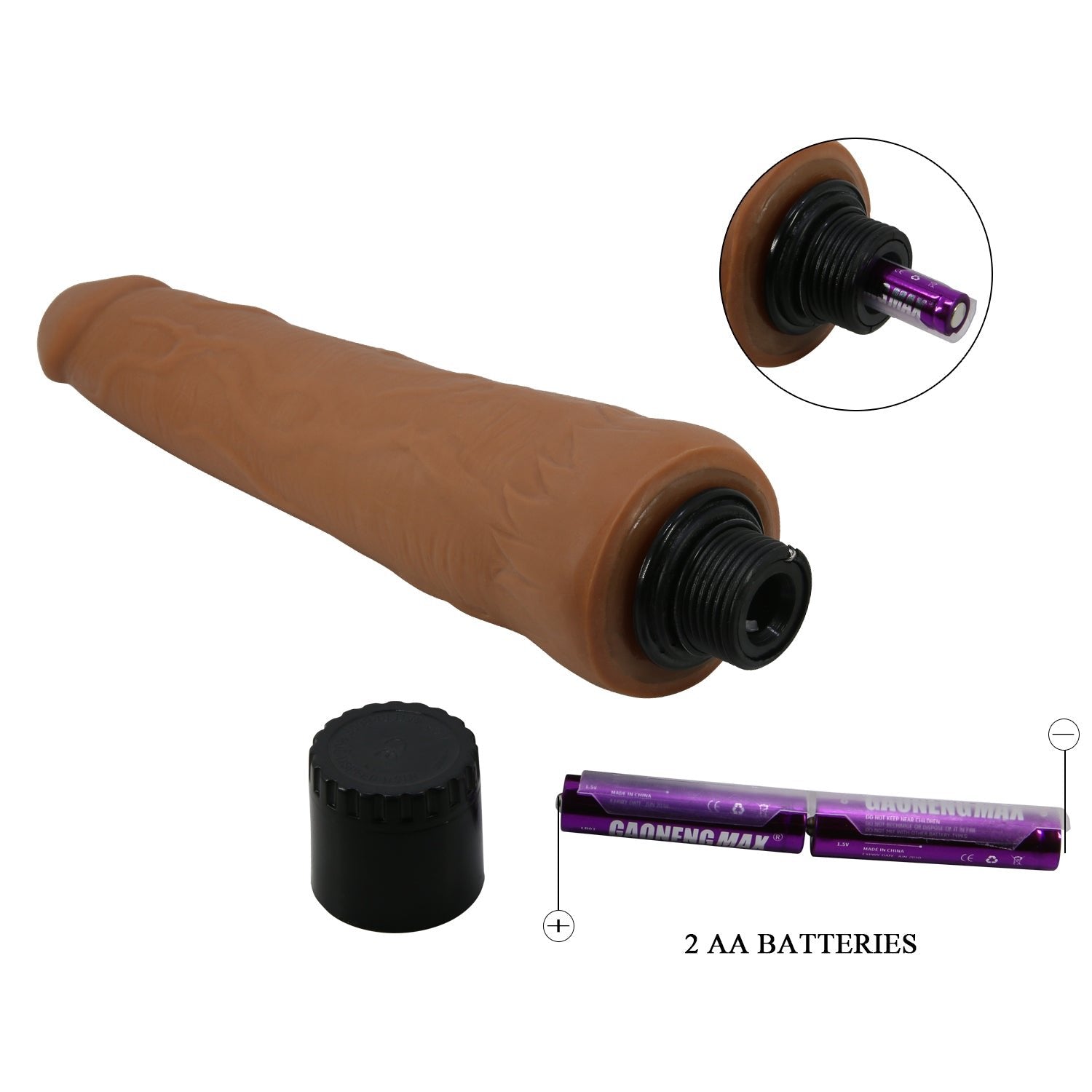 Vibrador Realista Alfredo 25 cm Sliding Skin