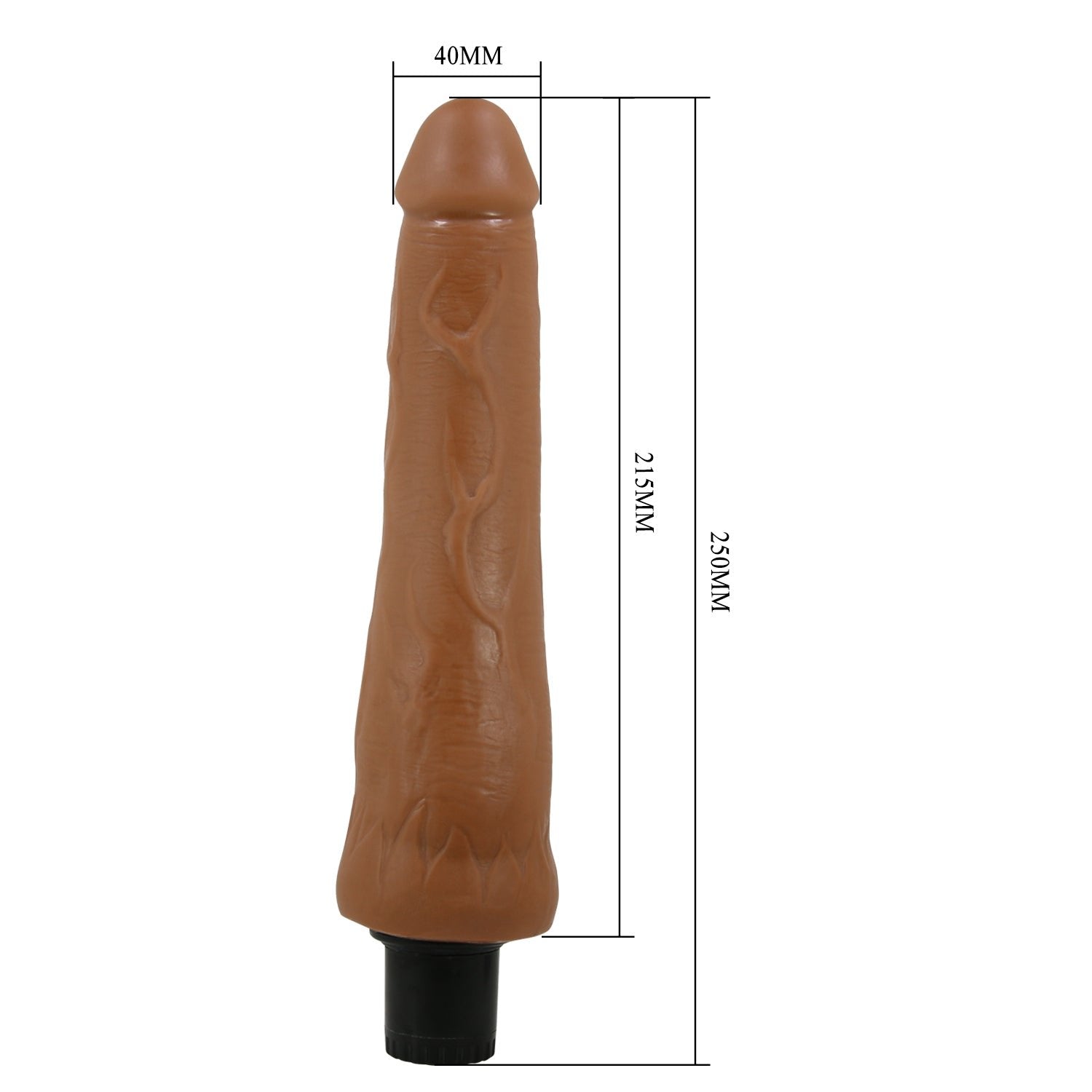Vibrador Realista Alfredo 25 cm Sliding Skin