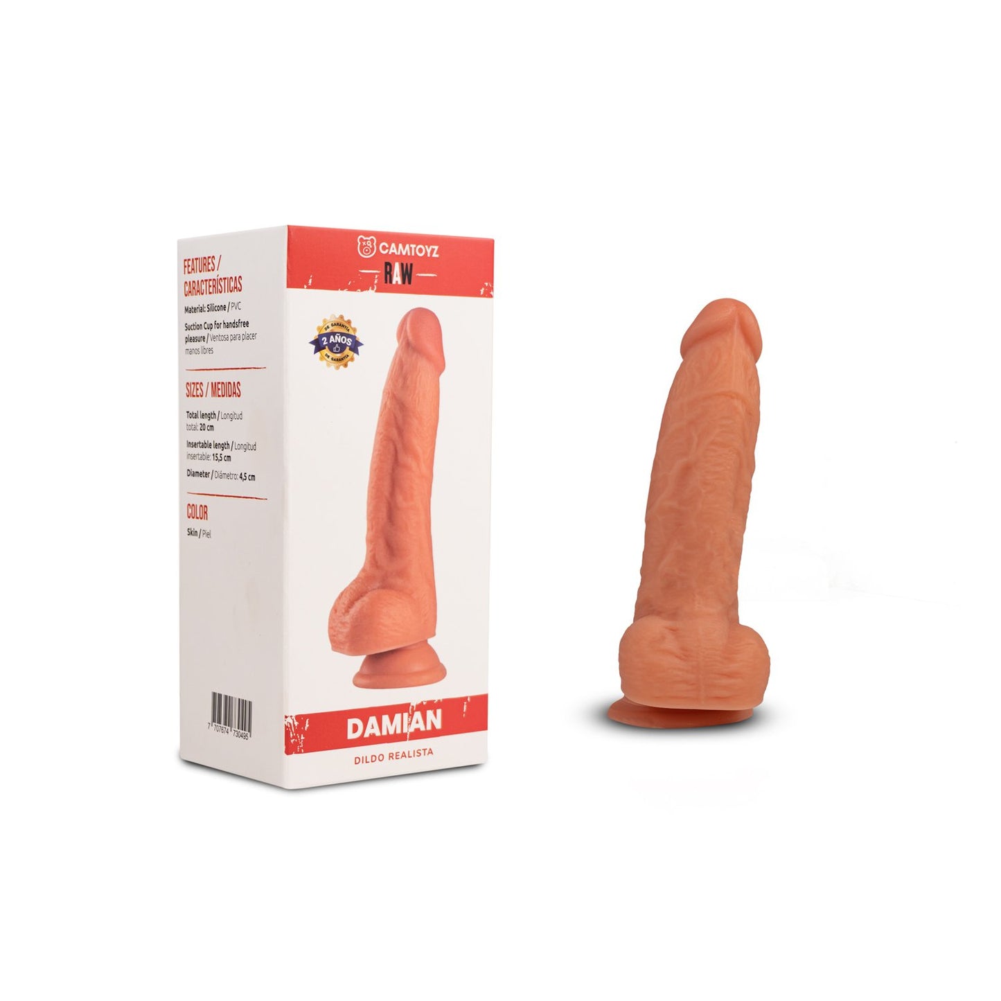 Dildo Realista Damian 20cm