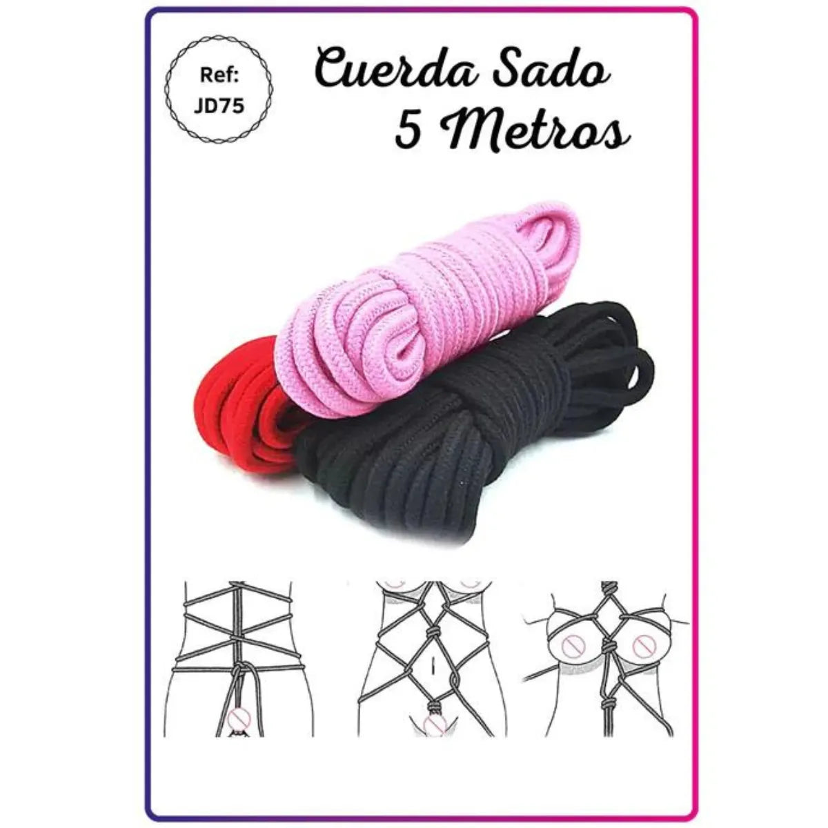 Cuerda Bondage 5 mts