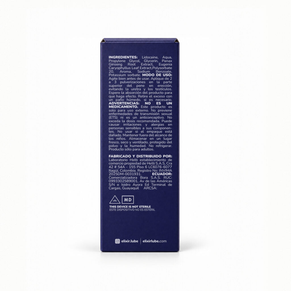 Retardante Masculino Durapro Elixir Spray