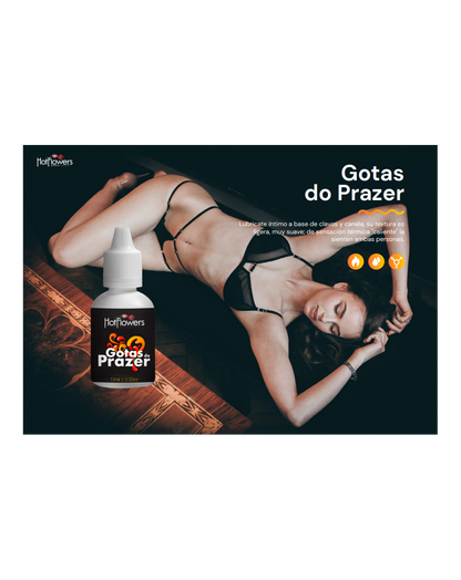 Lubricante Multiorgasmos Gotas De Placer 15ml Hot Flowers