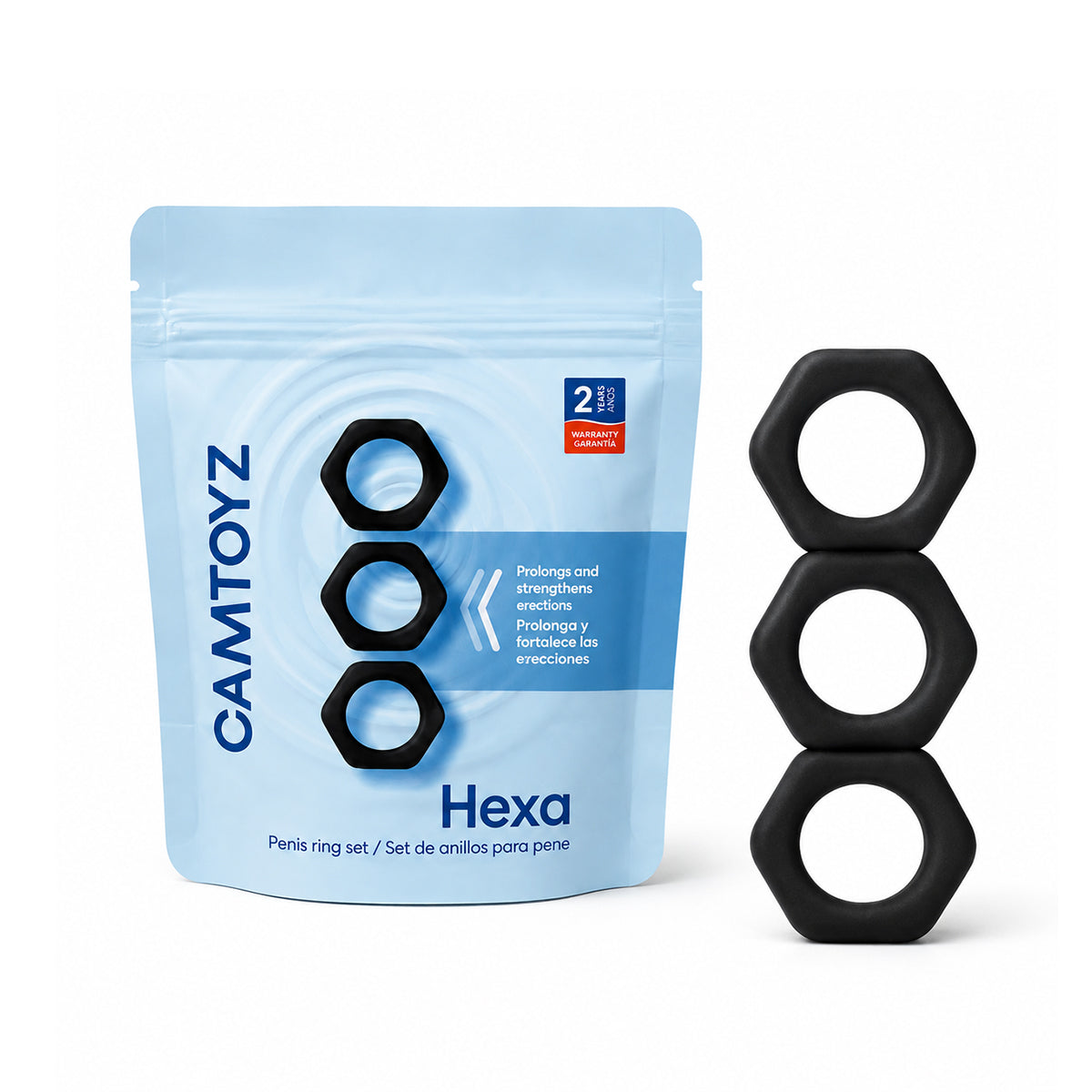 Hexa Set de 3 Anillos para Pene Camtoyz
