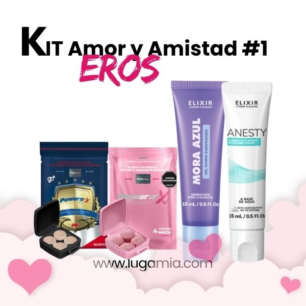 Kit Eros Cosmética Erótica - Promo San Valentín