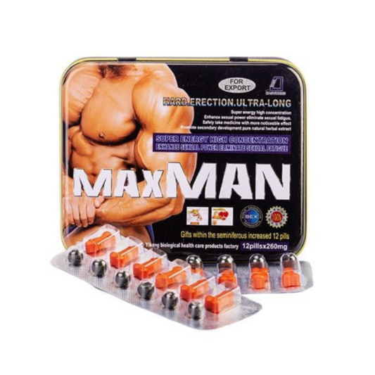 Potenciador Sexual Masculino MaxMan Ultra Long