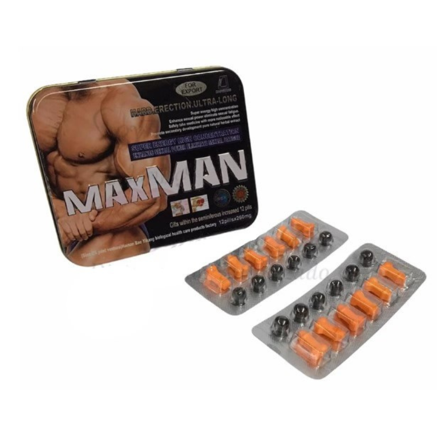 Potenciador Sexual Masculino MaxMan Ultra Long