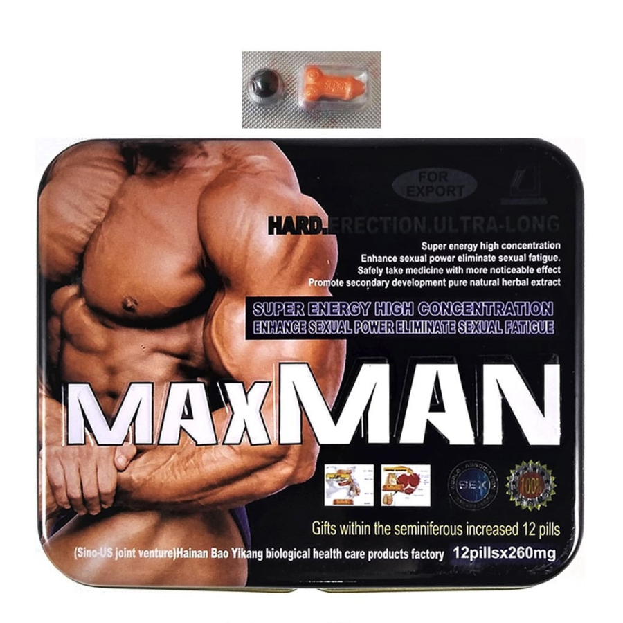 Potenciador Sexual Masculino MaxMan Ultra Long