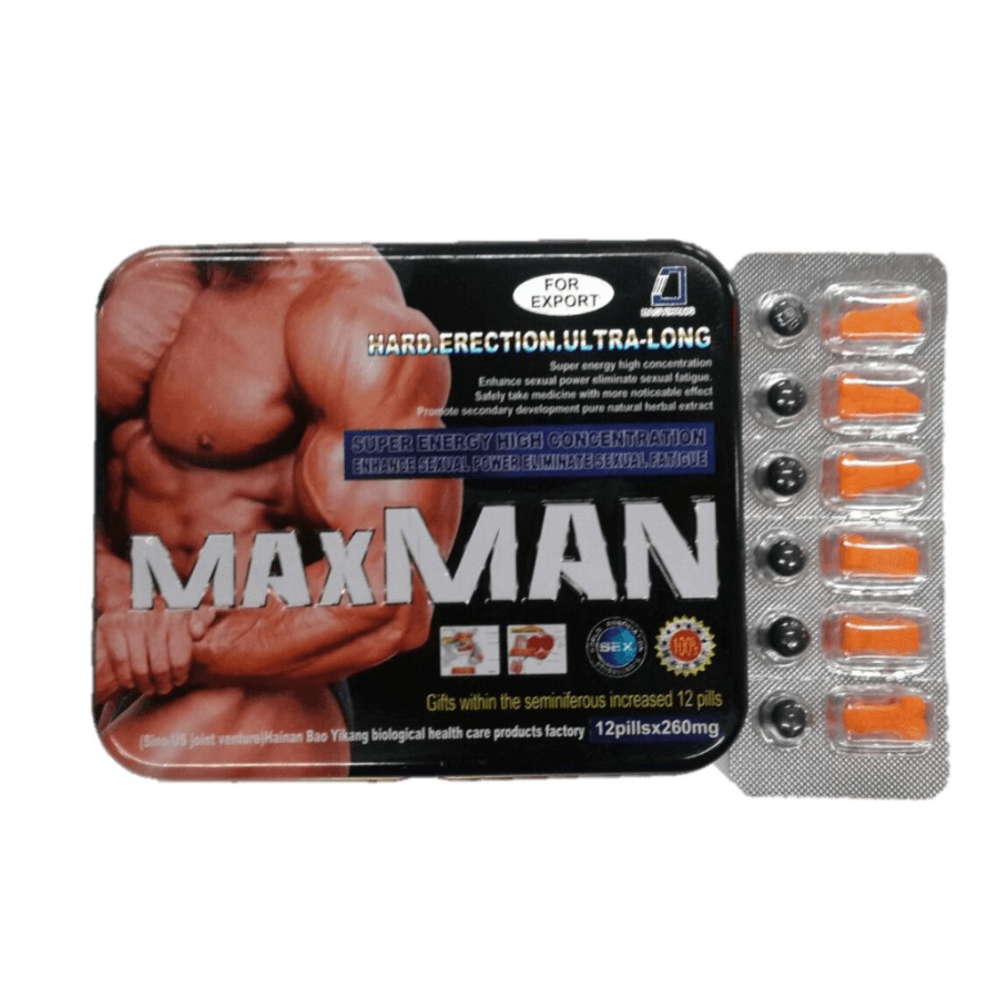 Potenciador Sexual Masculino MaxMan Ultra Long