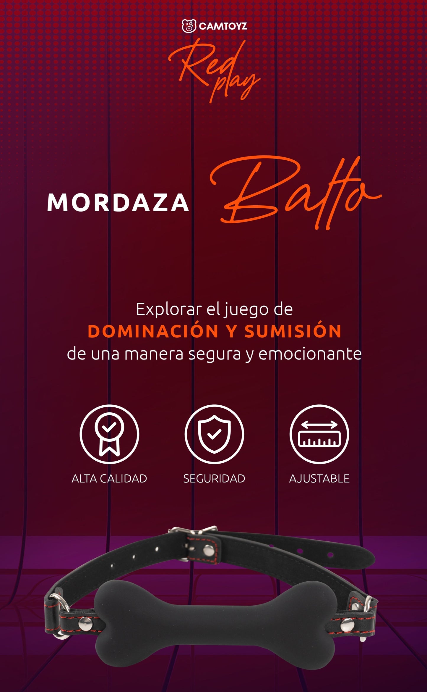 Redplay Mordaza Balto CamToyz