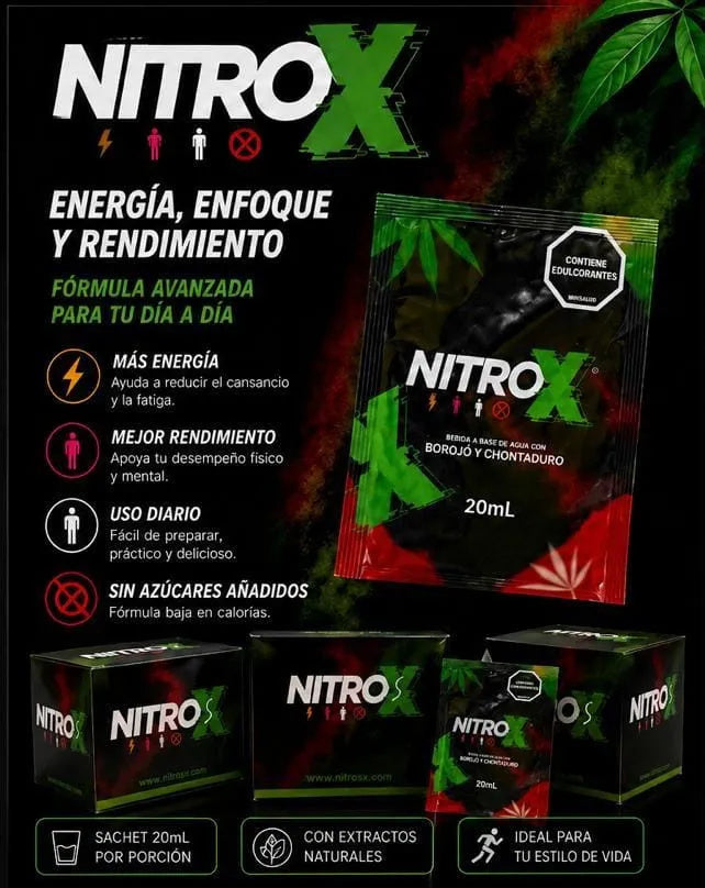 Potenciador Sexual Liquido Nitroxs 20 ml Unisex