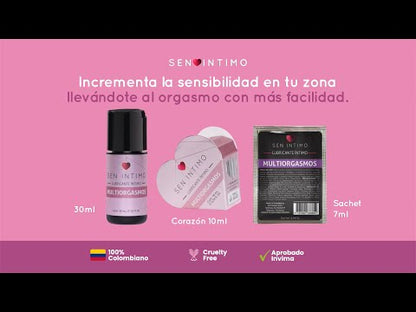 Multiorgasmos Corazón X 10 Ml Sen Intimo