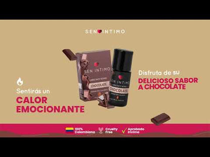 Lubricante Caliente Sachet Chocolate X 7 Ml Sen Intimo